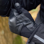 Merlin (SALE) Women's Motorcycle Gloves - Cerro D3O WP - Black