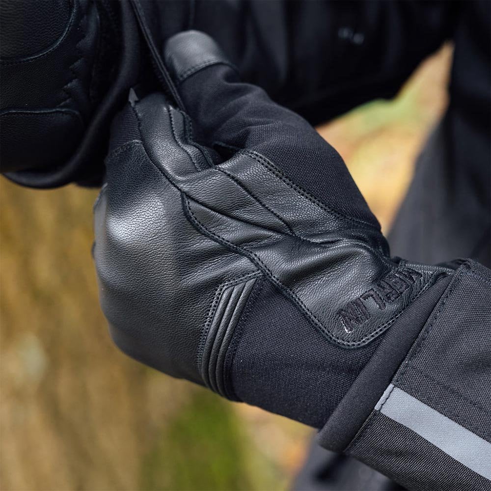 Merlin (SALE) Women's Motorcycle Gloves - Cerro D3O WP - Black