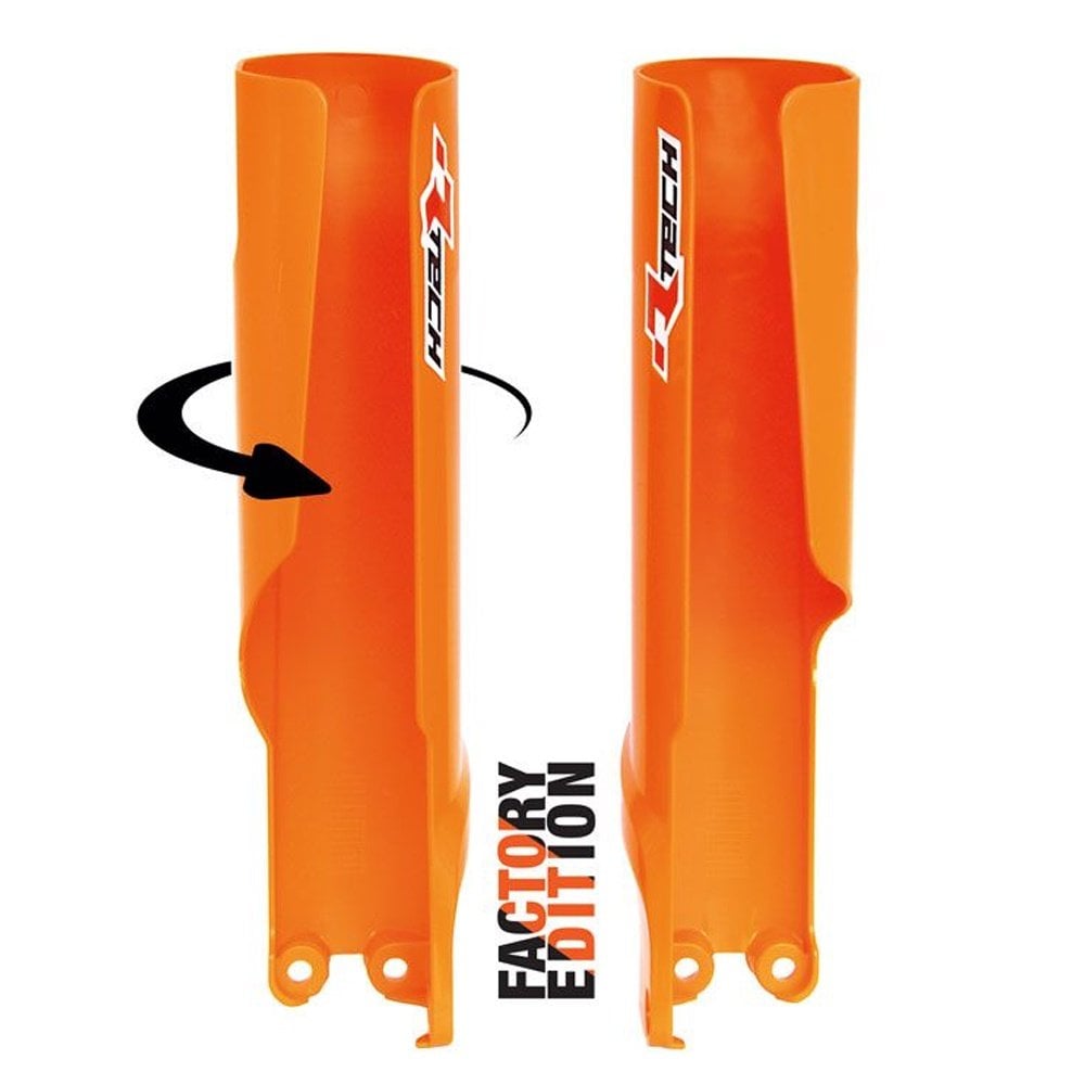 RaceTech - Fork Guards - FULL-WRAP - KTM SX/SXF 125-450 23-27, EXC/EXCF 125-500 24-27, Husqvarna TC/FC 125-450 23-27, TE/FE 125-501 24-27