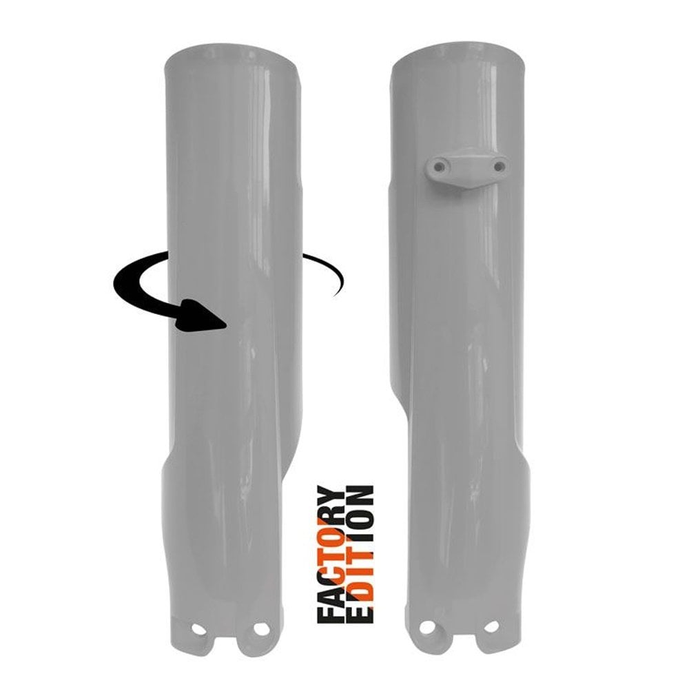 RaceTech - Fork Guards - FULL-WRAP - KTM SX/SXF 125-450 23-27, EXC/EXCF 125-500 24-27, Husqvarna TC/FC 125-450 23-27, TE/FE 125-501 24-27