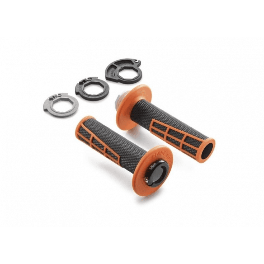 ODI (Grips) Lock-On - Half Waffle - GENUINE OPEN-ENDED - 2T & 4T