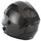 Vcan H128 Blinc Venom FCW Motorcycle Helmet (Carbon) *Inc Bluetooth*