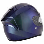 VCAN H128 Gradient Motorcycle Helmet (Purple/Blue)