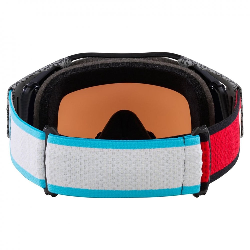 Oakley (SALE) Airbrake Signature Goggles - CHASE SEXTON (Grey/Red/Blue/White) PRIZM Black Lens
