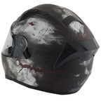Vcan H128 Rage Motorcycle Helmet (Black)