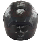 Vcan H128 Rage Motorcycle Helmet (Black)