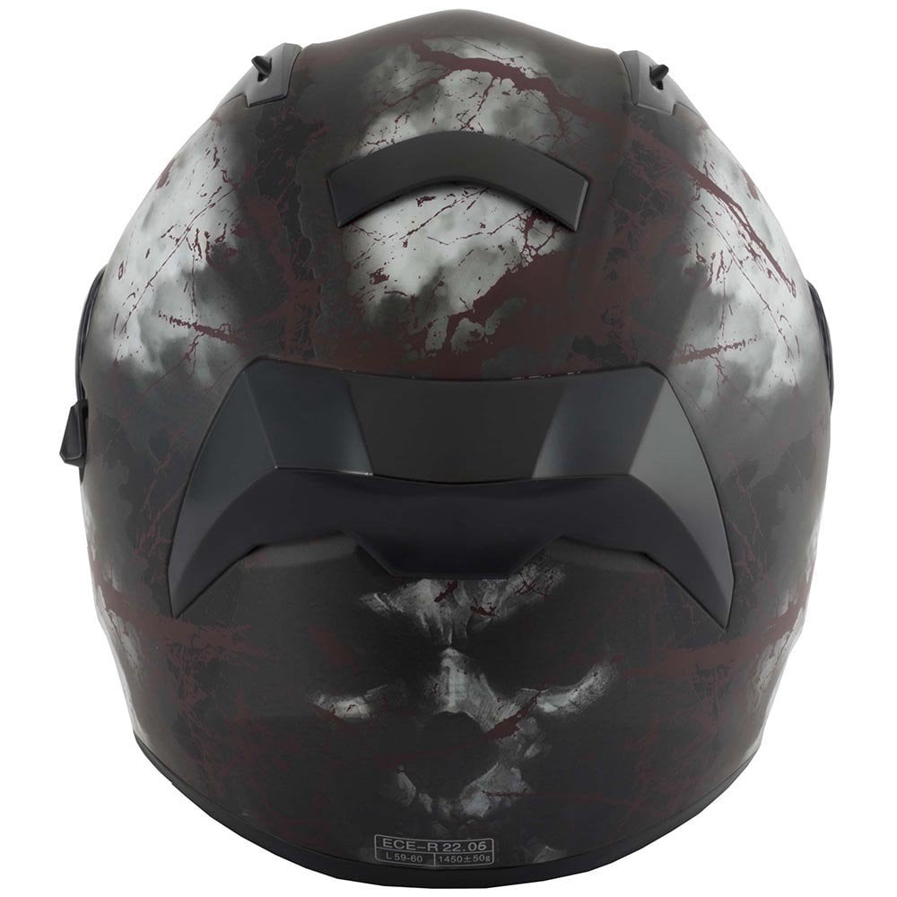 Vcan (2025) Helmet - H128 Rage 22:06 (Black)