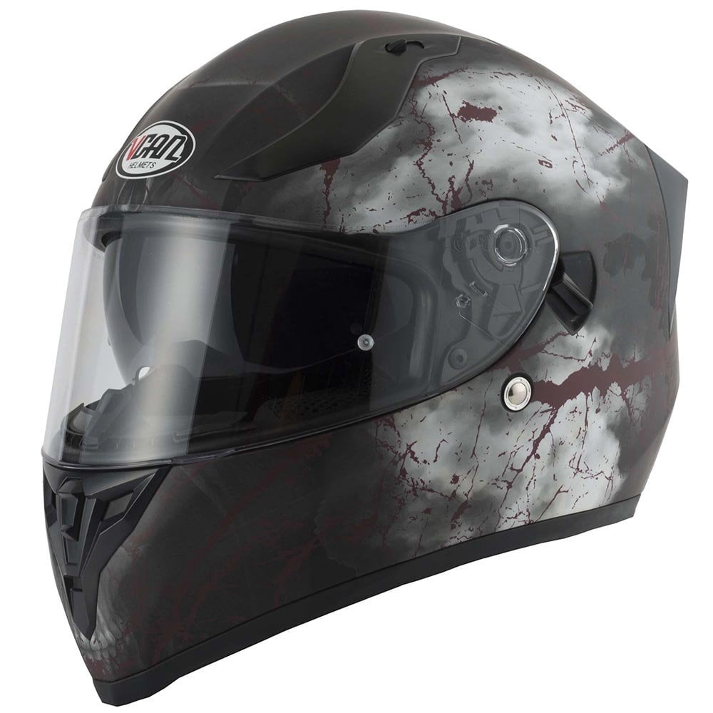 Vcan (2025) Helmet - H128 Rage 22:06 (Black)