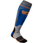 Alpinestars (SALE) Socks - MX Plus-1 (Blue/Fluo Orange)