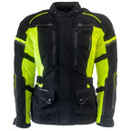 Richa Infinity Prime Laminated Motorcycle Jacket (Black/Fluo Yellow)