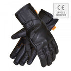 Merlin Calton WP CE2 D3O Motorcycle Leather Gloves (Black)