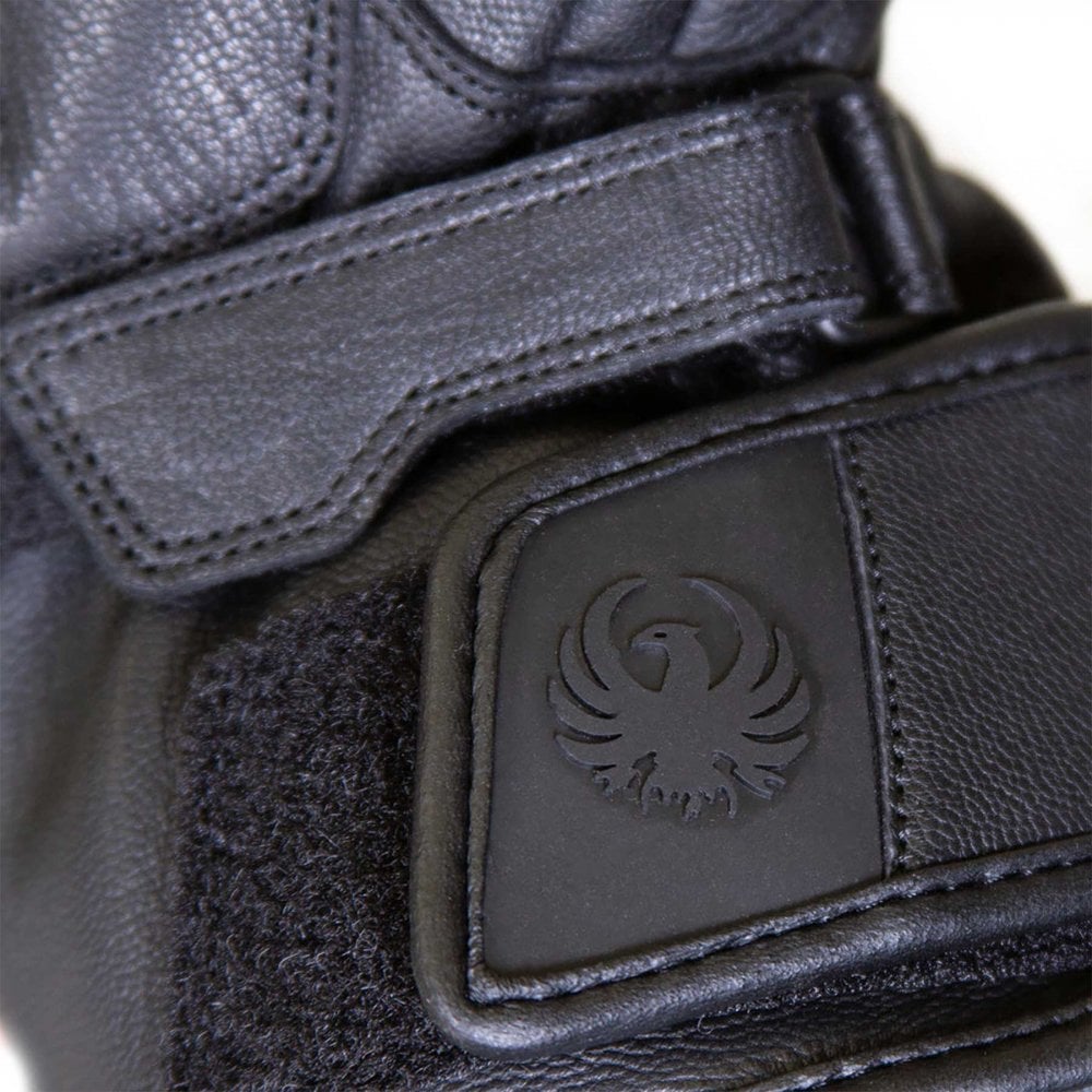 Merlin Calton WP CE2 D3O Motorcycle Leather Gloves (Black)