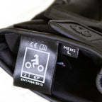 Merlin Calton WP CE2 D3O Motorcycle Leather Gloves (Black)