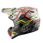Troy Lee Motocross Helmet - SE5 Composite MIPS - LOWRIDER (Grey/Yellow/Orange)