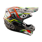 Troy Lee Motocross Helmet - SE5 Composite MIPS - LOWRIDER (Grey/Yellow/Orange)