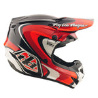 Troy Lee Motocross Youth Helmet - GP Pro MIPS CROSSOVER (Black/White/Red)