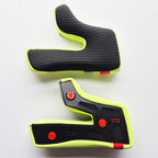 Fox (Spares) Cheek Pads - V3RS 24-26 - Black/Yellow - 31mm (XL)