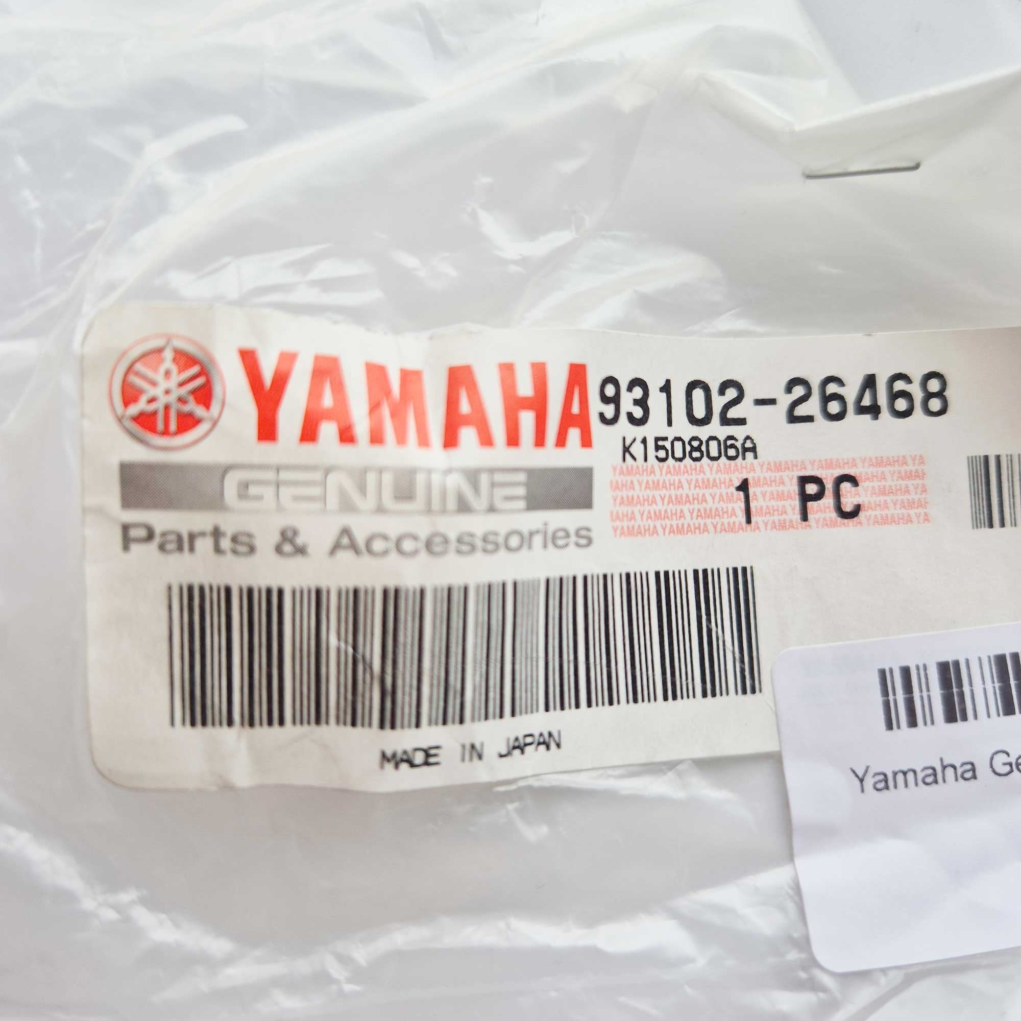 Yamaha Genuine Part - Oil Seal, Front Wheel - 93102-26468
