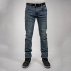 Bull-It Ajax (AA) STRAIGHT Jeans (Steel Blue) - Short