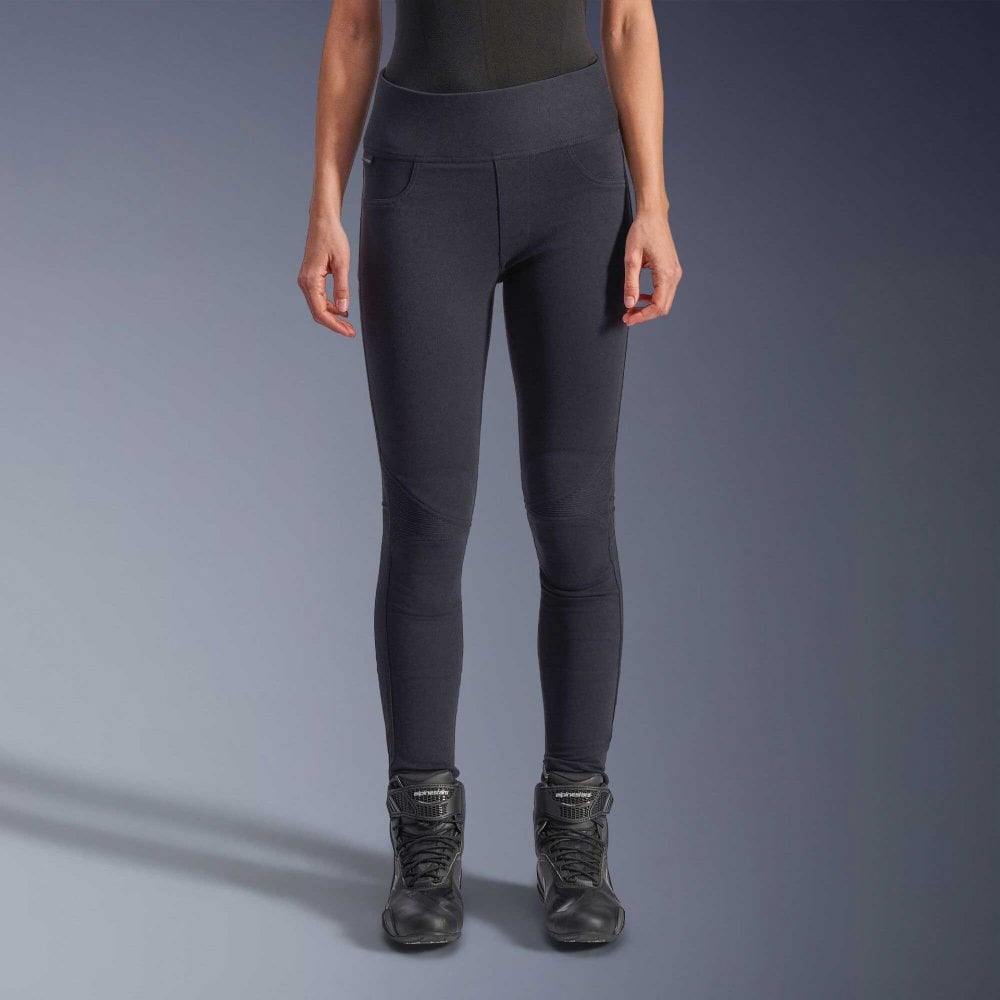 Alpinestars Stella FLEX-AST Leggings Women's Motorcycle Jeans (Black/Black)