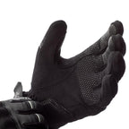 RST Motorcycle Touring Leather Short Glovess - Adventure X  CE (Black / Black)