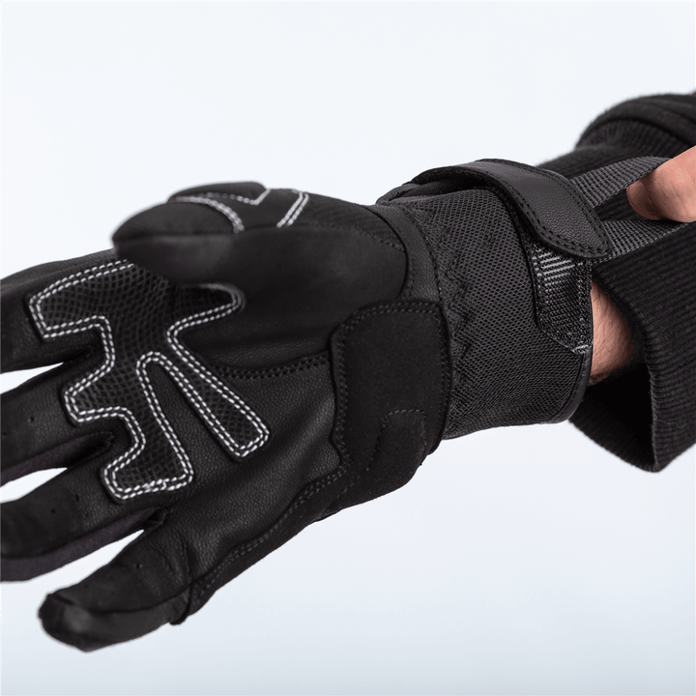 RST Motorcycle Vented Short Gloves - Urban Air 3 Mesh (Black / White)