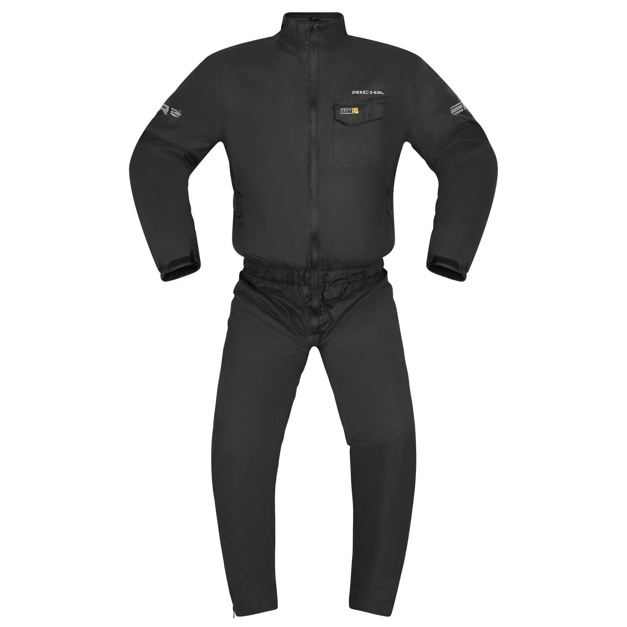 Richa (2026) Rain Suit - Monsoon 1 Piece (Black)