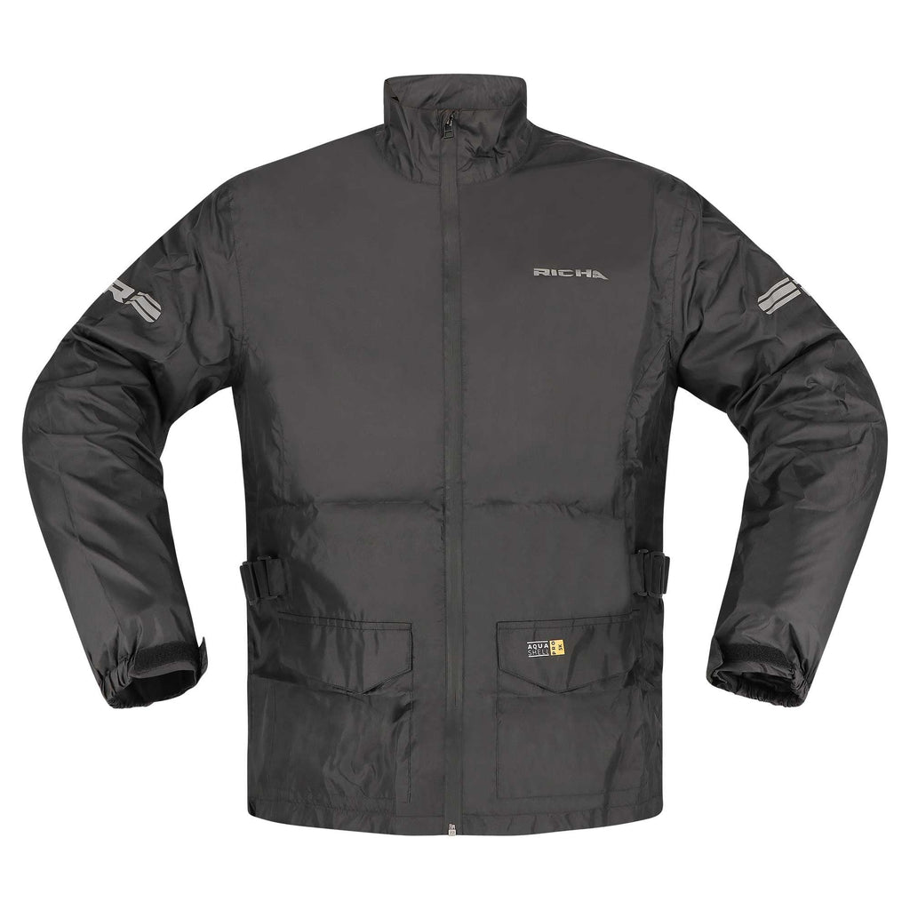 Richa (2026) Waterproof Over Jacket - Monsoon (Black)