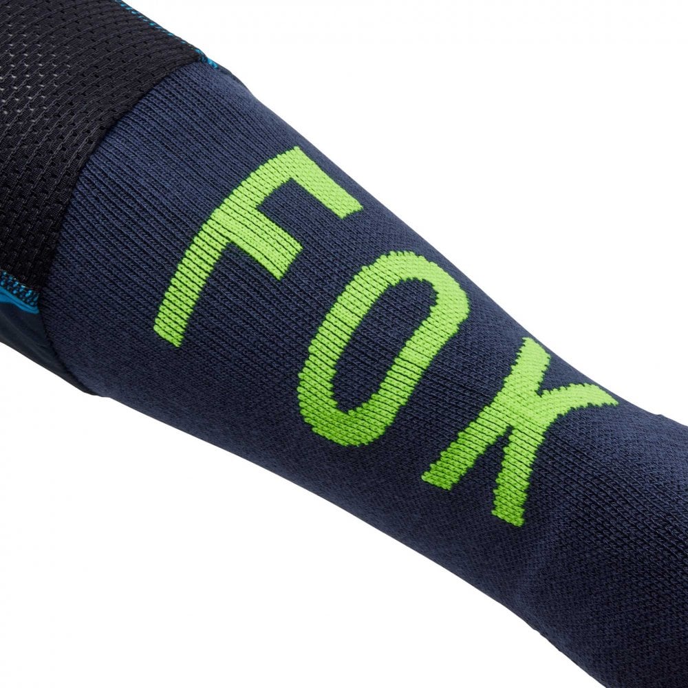 FOX (SALE) MX Socks - FLEXAIR Knee Brace (Black/Blue/Fluo Yellow)