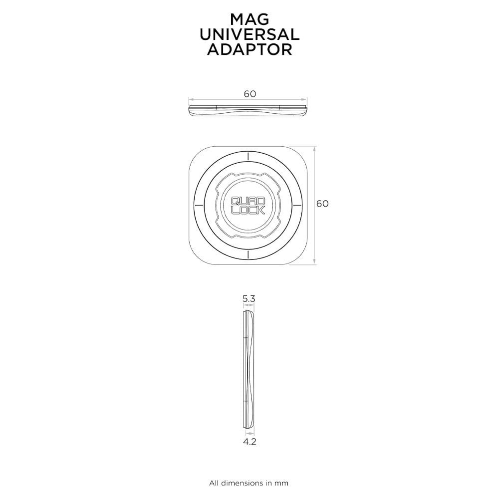 Quad Lock (Accessory) - Magnetic Universal Adapter