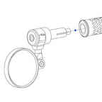 Oxford - Cafe Universal Bar End Mirror - Each