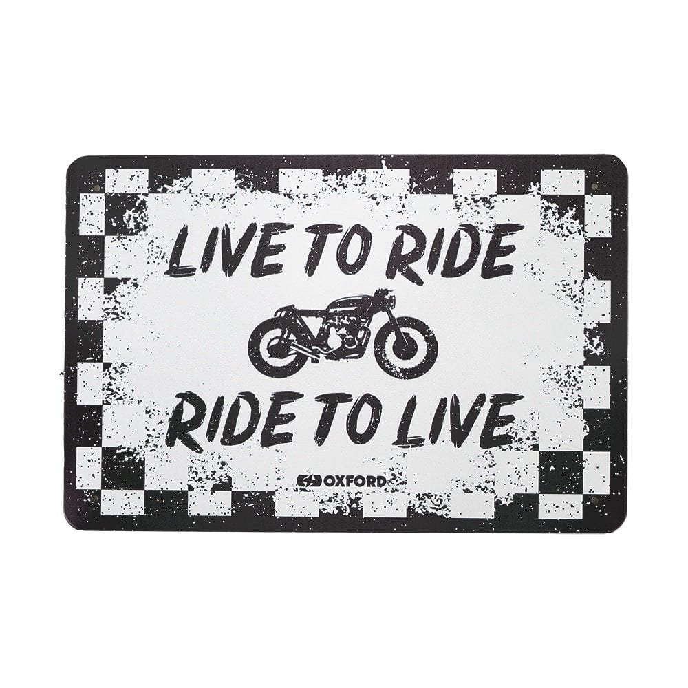 Oxford Accessories - Garage Metal Sign - Ride (OX388)