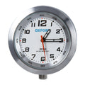 Oxford - AnaClock - Silver Case - White Face