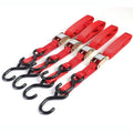 Bike It - Tiedown - Autolock - x4 - Red (1.8m x 25mm)