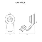 Quad Lock (Mount) - Car Suction Cup Mount (V5)
