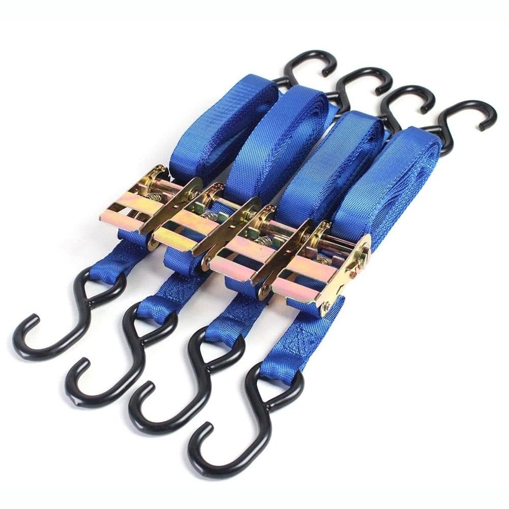 Bike It - Tiedown - Ratchet x4  - Blue (5m x 25mm)