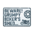 Oxford Accessories - Garage Metal Sign - Beware (OX384)
