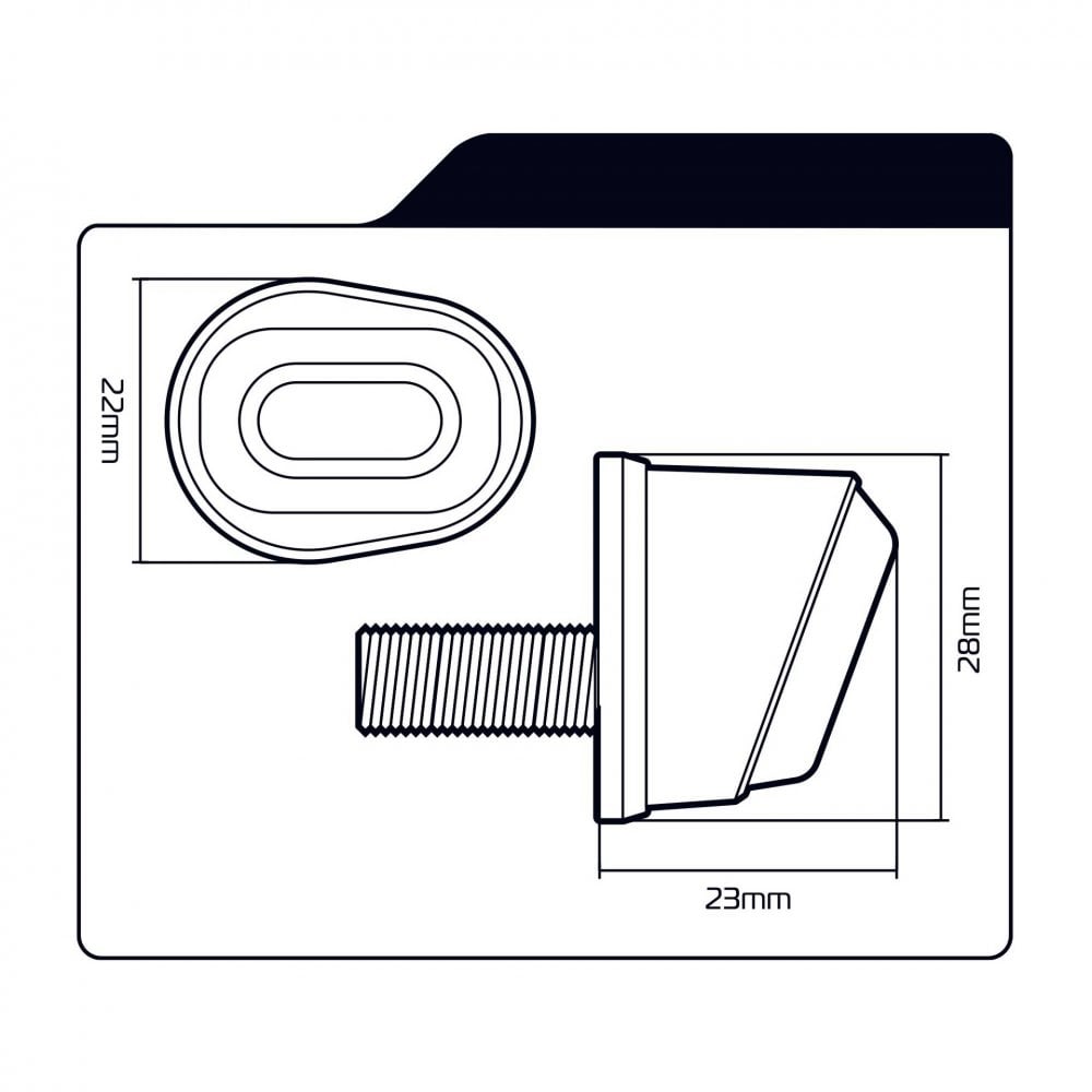 Oxford Indicators - DarkEye - Flush Fit Micro Indicators - EL352