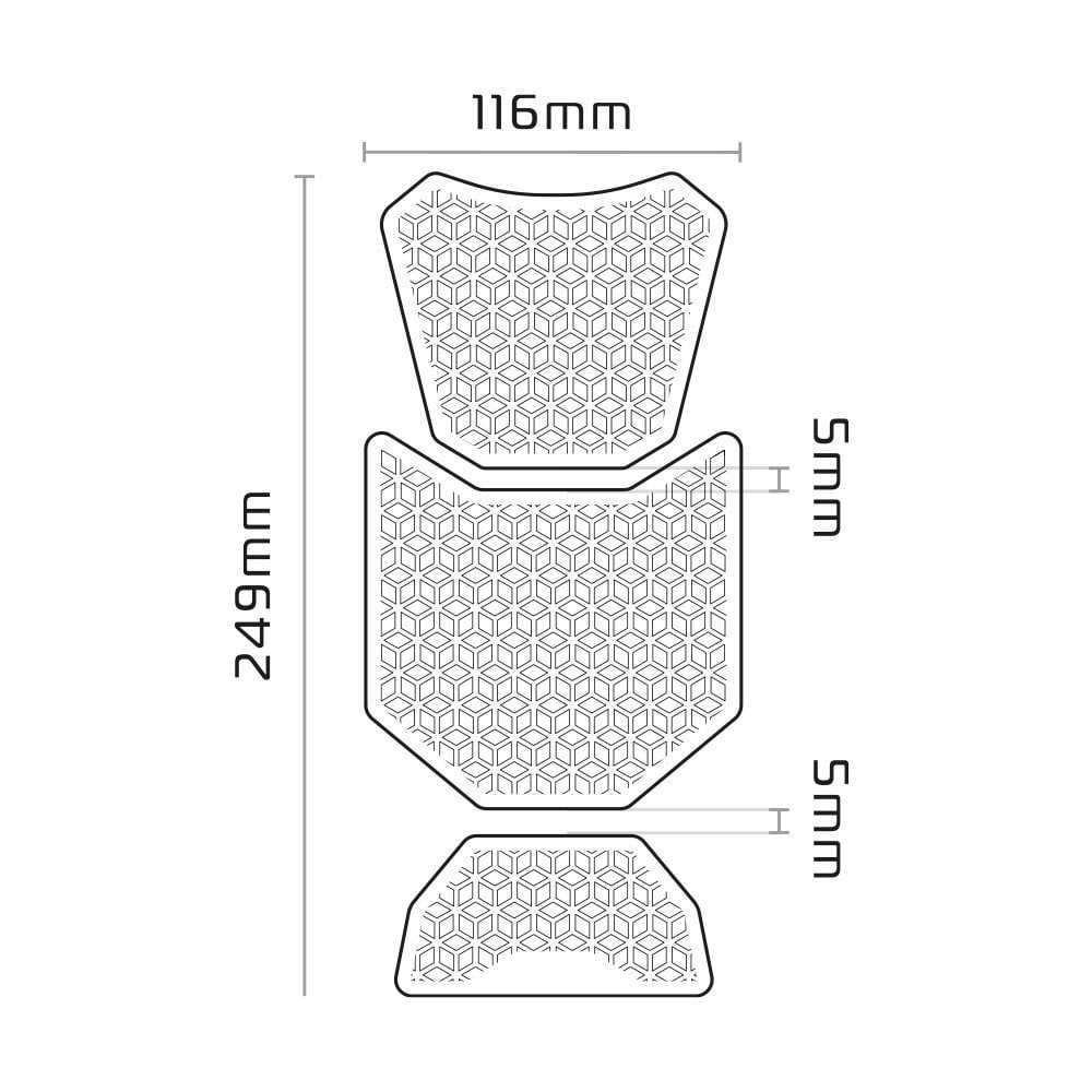 Oxford Gripper - Adventure Tank Pad (OX801)