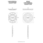 Quad Lock (Adapter) - Universal Adapter V3