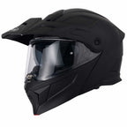 VCAN H276 Flip Up Motorcycle Helmet (Matte Black)