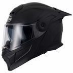 VCAN H276 Flip Up Motorcycle Helmet (Matte Black)