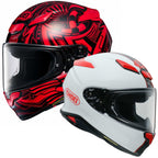 Shoei NXR2 Beaut TC1 Motorcycle Helmet (White/Red/Black)