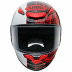 Shoei NXR2 Beaut TC1 Motorcycle Helmet (White/Red/Black)