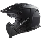 LS2 Motorcycle Adventure Helmet - OF606 Drifter (Matt Black)