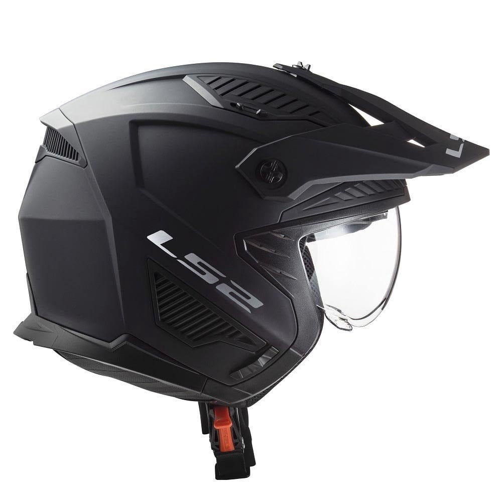 LS2 Motorcycle Adventure Helmet - OF606 Drifter (Matt Black)