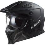 LS2 Motorcycle Adventure Helmet - OF606 Drifter (Matt Black)