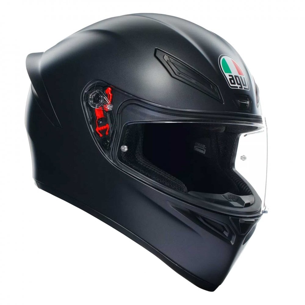 AGV K1-S Solid Motorcycle Full Face Helmet (Matt Black)