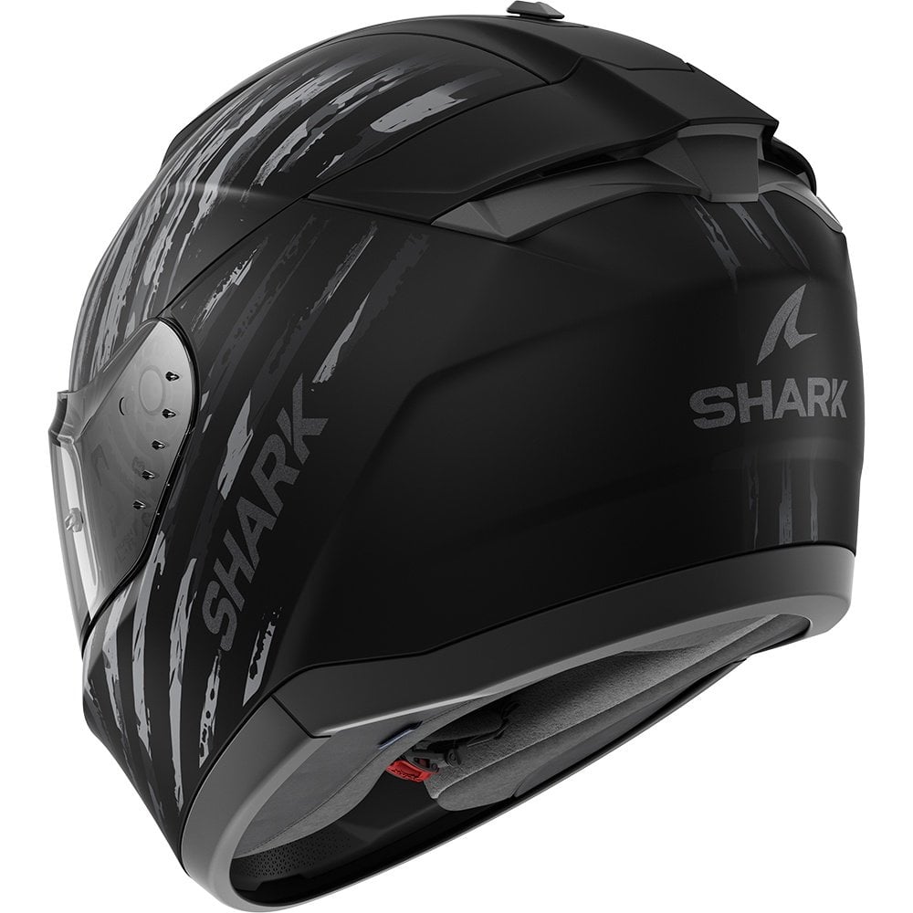 Shark (2025) Helmet - Ridill 2 Assya (Black/Silver)
