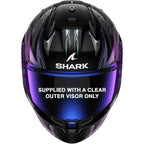 Shark D-Skwal 3 Blast-R Helmet (Black/Purple)